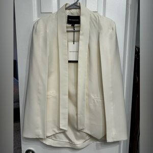 Who What Wear Cream Blazer